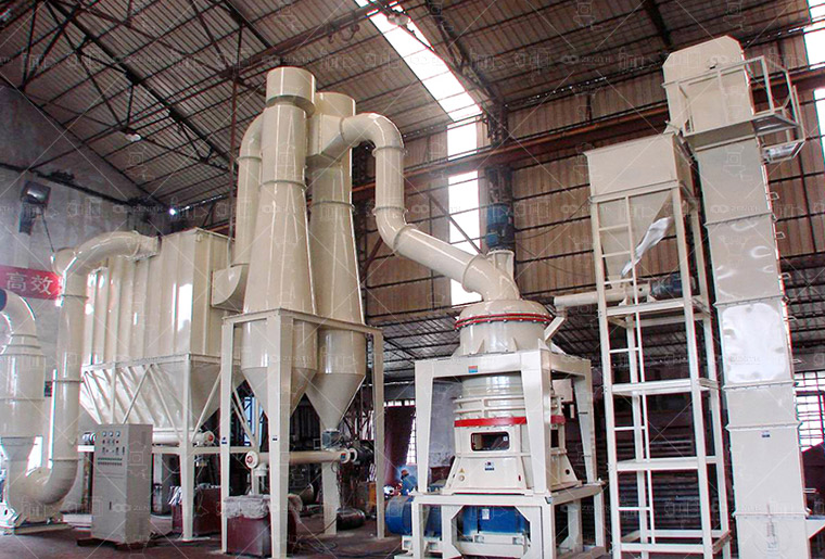 Ultrafine vertical mill for kaolin powder production