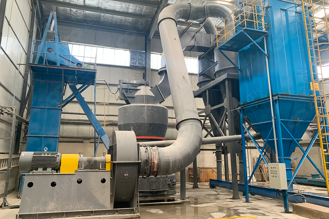 Compact limestone crushing system for space-constrained plants