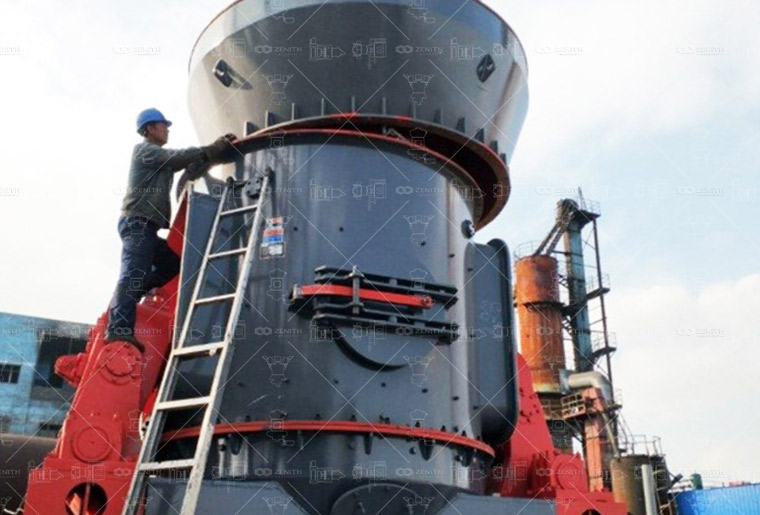 Modern slag grinding plant with advanced equipment