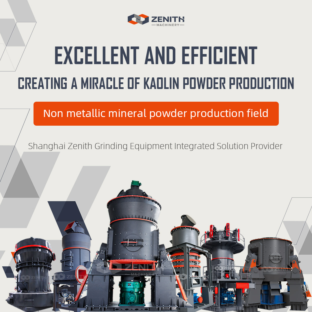 Zenith powder classification system for marble processing