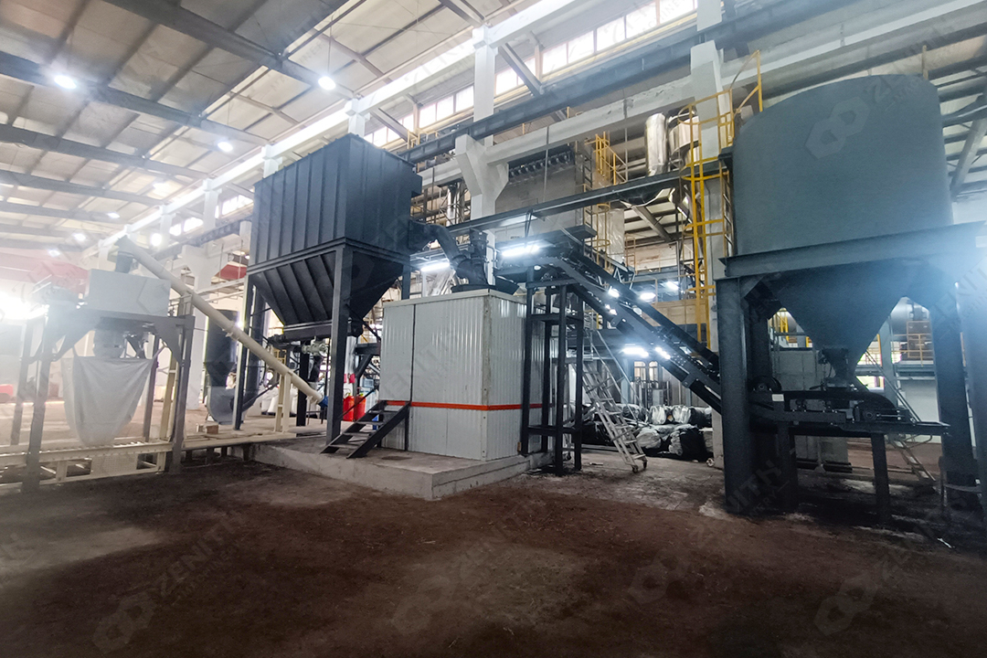 XZM1000 Ultrafine Grinding Mill in a limestone processing plant for desulfurization