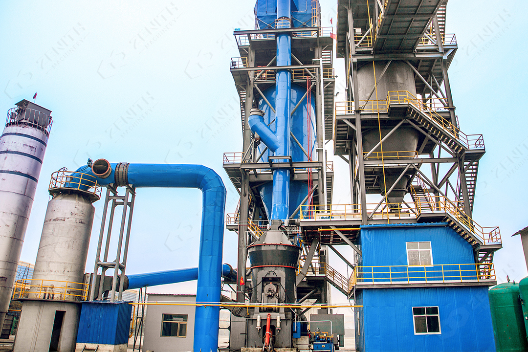 LM190K Vertical Roller Mill overview showing compact design and main components