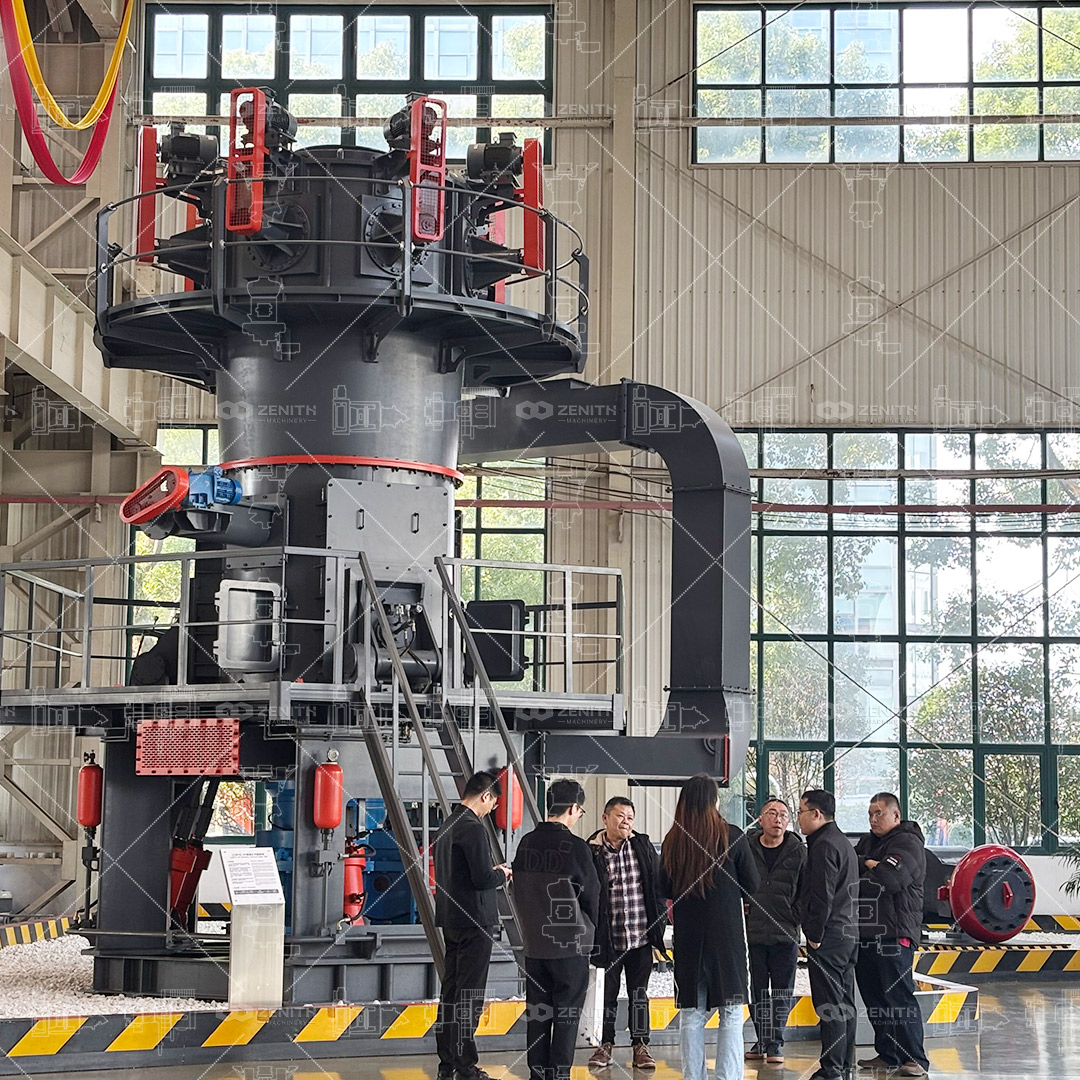 Working principle diagram of LM Vertical Roller Mill for blast furnace slag grinding